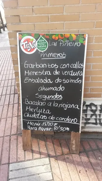 menu 1 of Restaurante Lar Piñeiro