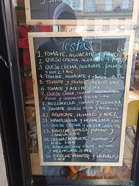 menu 0 of Fusion Cafe & Panadería BENTABERRI