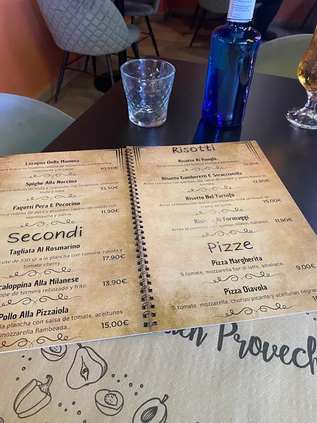 menu 1 of Bella Ciao Ristorante Pizzeria