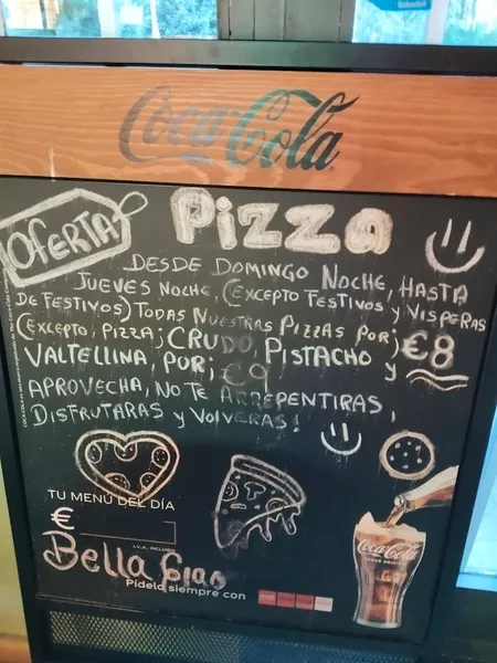 menu 2 of Bella Ciao Ristorante Pizzeria