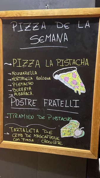 menu 0 of Pizzeria Fratelli Madrid