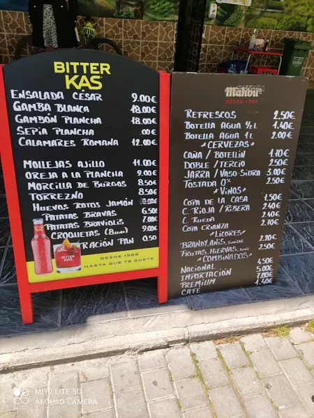 menu 0 of Taberna El Chigre