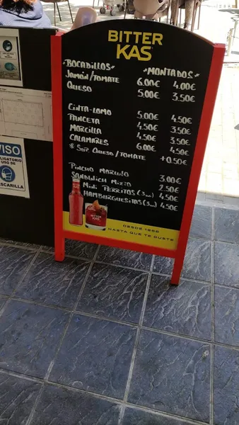 menu 1 of Taberna El Chigre