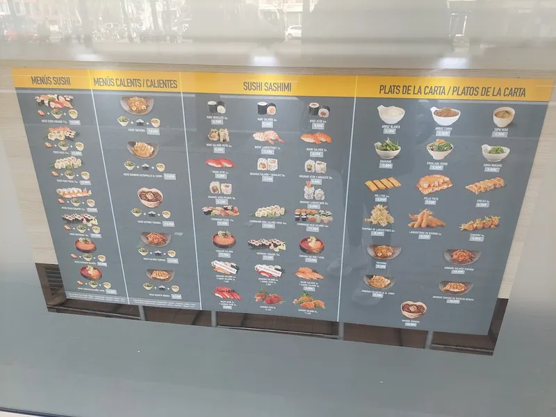 menu 1 of Nanaya