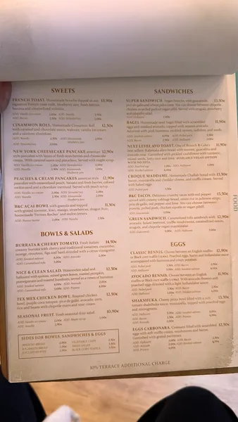menu 0 of Brunch & Cake