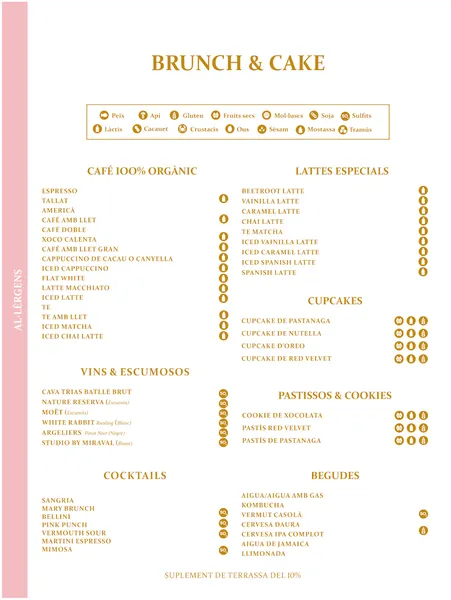 menu 1 of Brunch & Cake