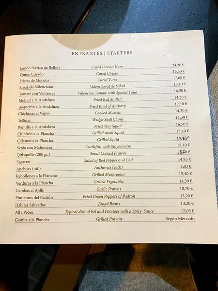 menu 0 of Casa Roberto