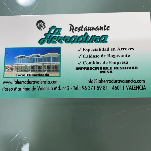 menu 2 of Restaurante La Herradura