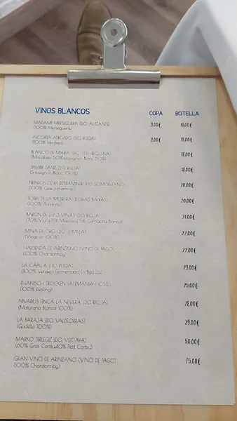 menu 0 of Arrocería A Fuego Lento
