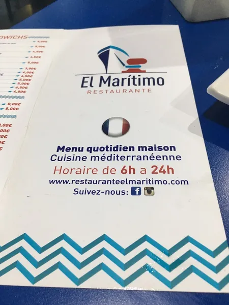 menu 2 of El Marítimo