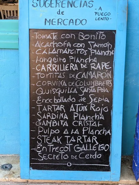 menu 0 of A fuego lento.