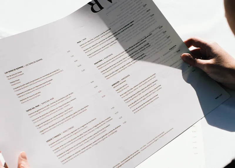 menu 0 of Sal Mar