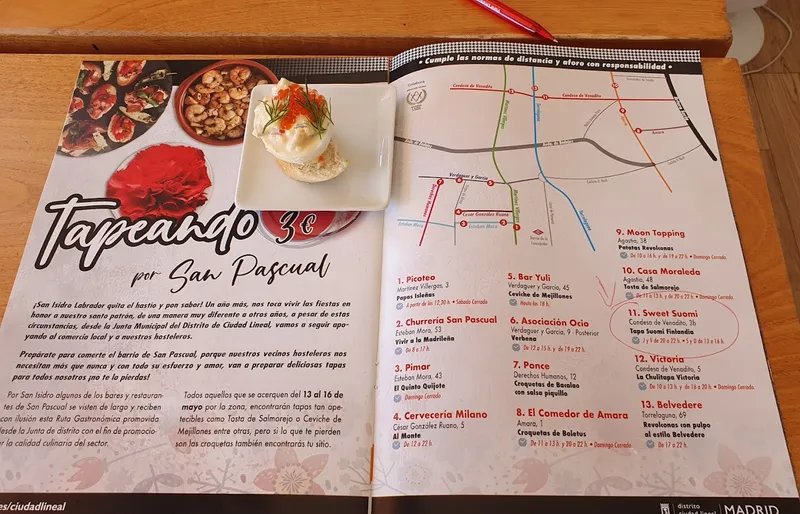 menu 1 of Sweet Suomi