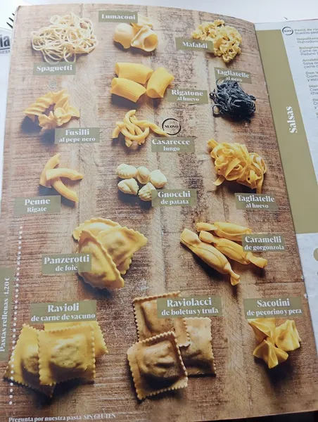 menu 2 of La Mafia se sienta a la mesa