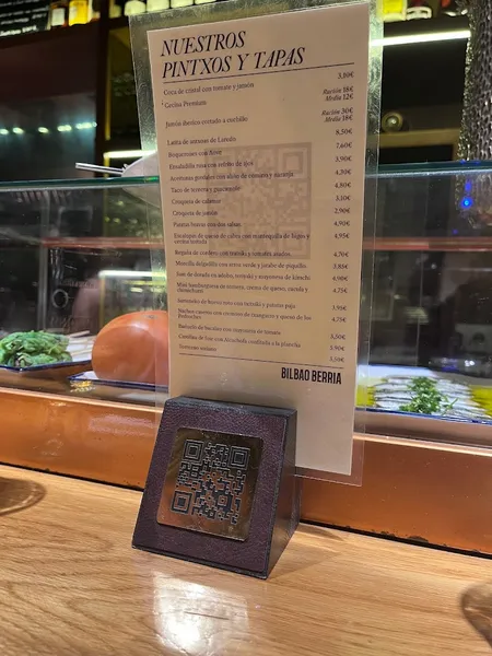 menu 0 of Bilbao Berria Ledesma