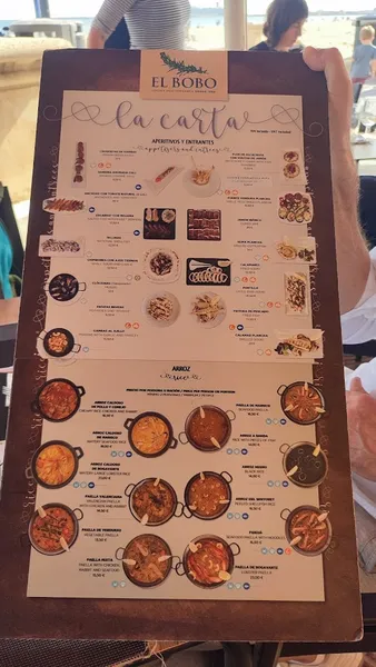 menu 2 of Restaurante El Bobo