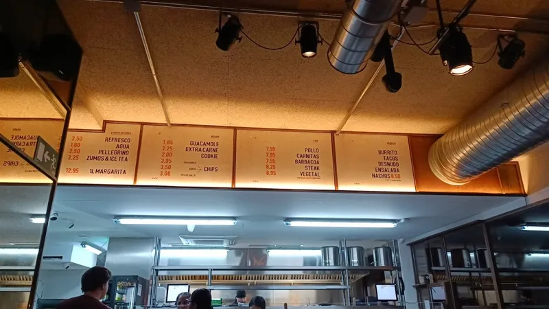 menu 1 of Tierra Burrito Bar