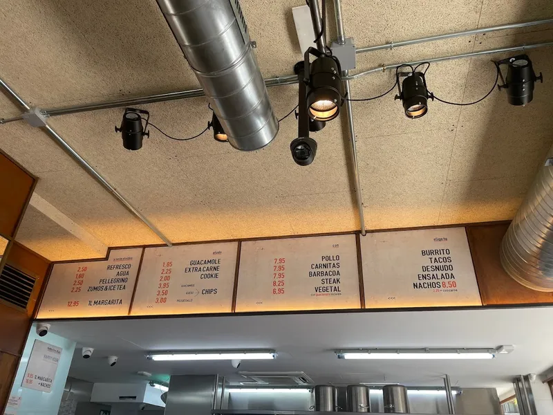 menu 2 of Tierra Burrito Bar