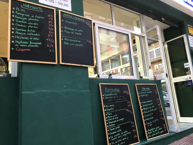 menu 2 of El Pinchi