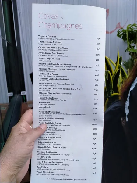 menu 2 of Restaurante Yandiola