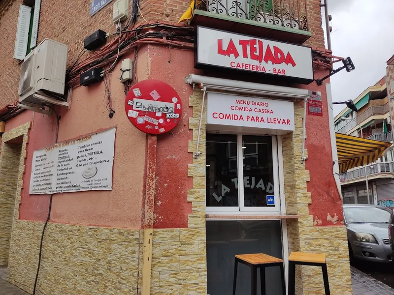 menu 1 of Cafetería La Tejada