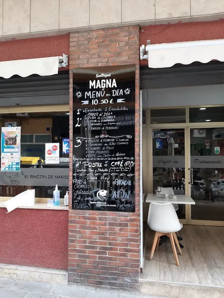 menu 0 of Cafeteria Restaurante El Rincon de Nakiss