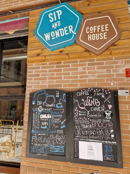 menu 2 of Sip and Wonder Coffee House