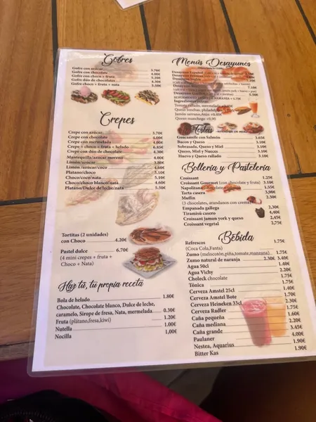menu 2 of Garden Cafe