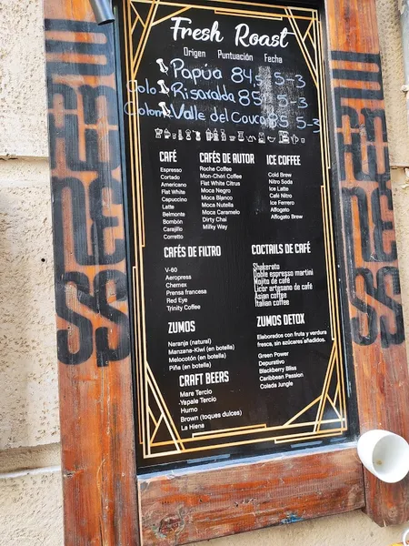 menu 0 of Madness Specialty Coffee