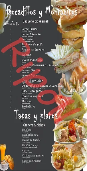 menu 1 of Cafe Ripoll