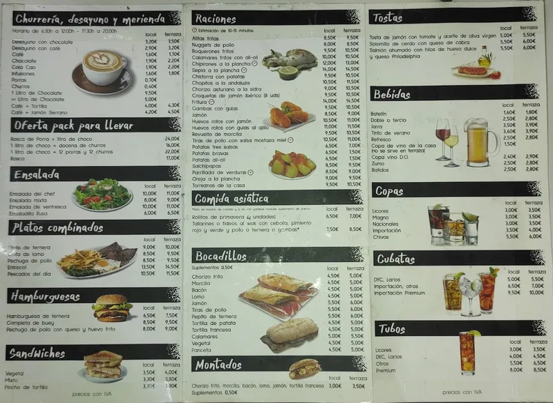 menu 0 of Restaurante Los Madroños