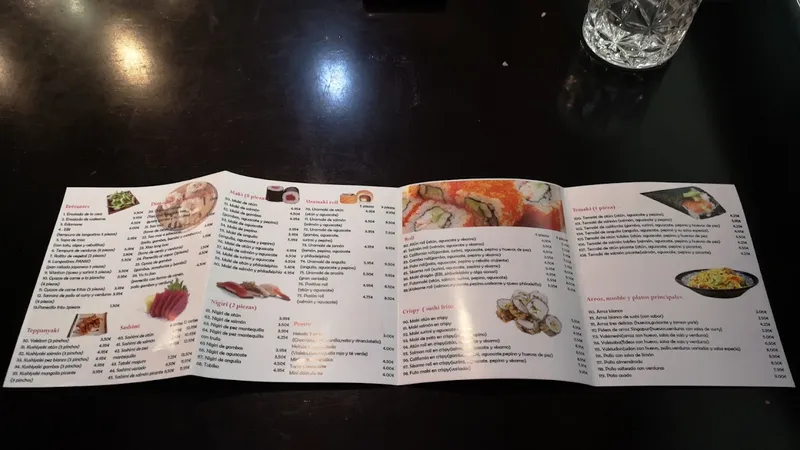 menu 0 of Sake sushi