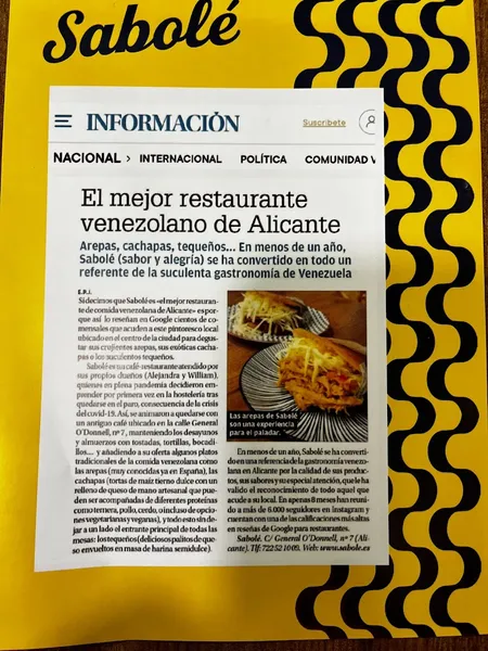 menu 0 of Sabolé