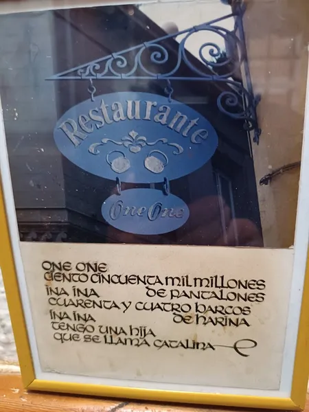 menu 0 of One One