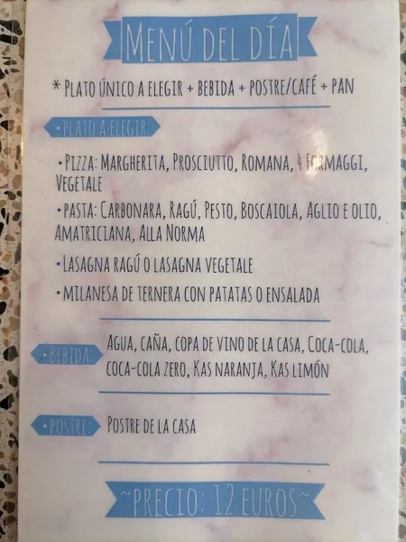 menu 1 of Sicilia in Bocca