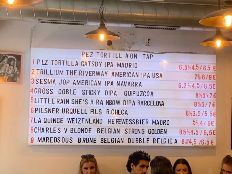 menu 0 of Pez Tortilla
