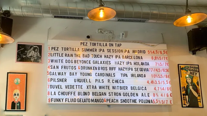 menu 1 of Pez Tortilla