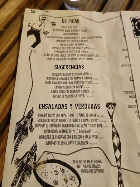 menu 0 of Circo de las Tapas