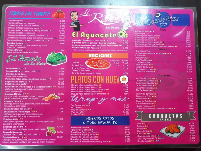menu 0 of Restaurante La Ruta