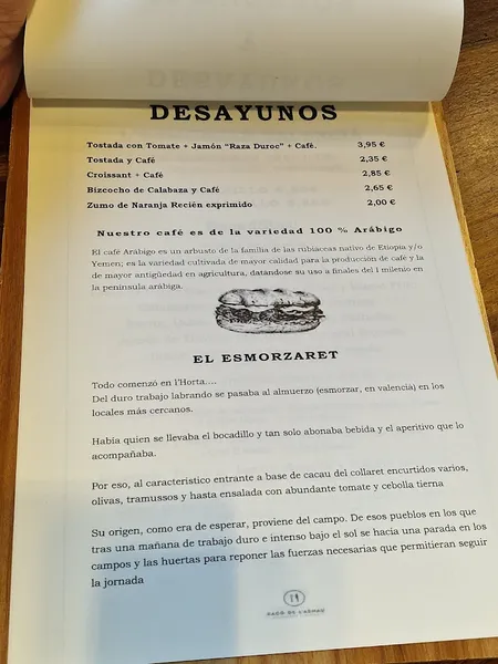 menu 0 of Restaurante Marina Alta 5 - Terraza Bar