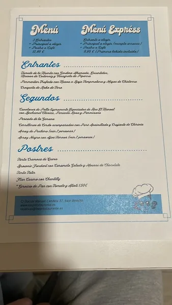 menu 0 of Restaurante Loop