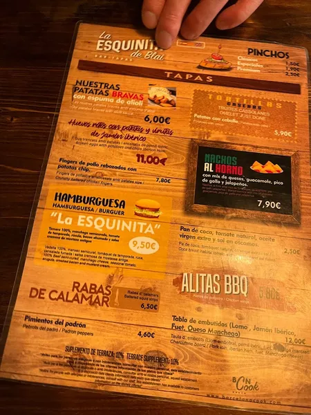 menu 1 of La Esquinita de Blai