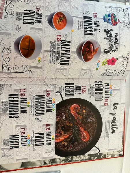menu 1 of Restaurante La Boqueria