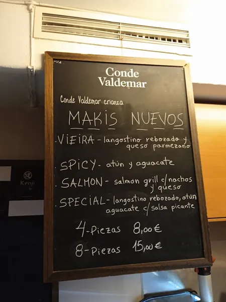menu 0 of Kenji Sushi Bar Calle Mayor