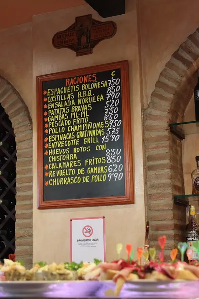 menu 0 of La Taberna del Pintxo Marbella