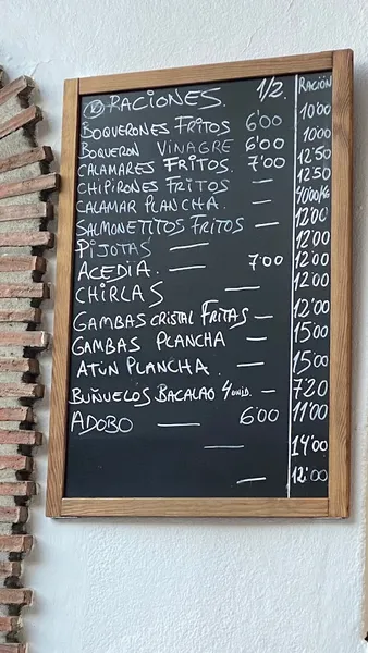 menu 2 of Restaurante El Cordobés