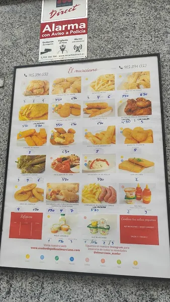 menu 0 of Asador de Pollos El Murciano