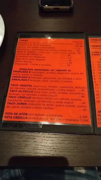 menu 2 of Kaf Cafè