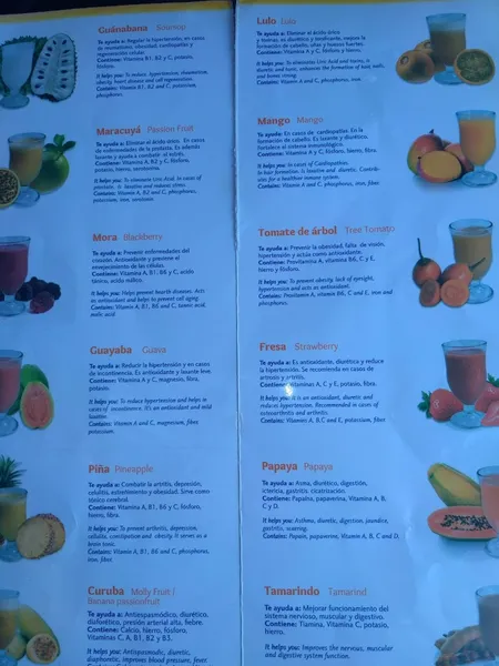 menu 2 of Asador Guzmán