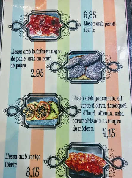 menu 0 of Vintage Cafè